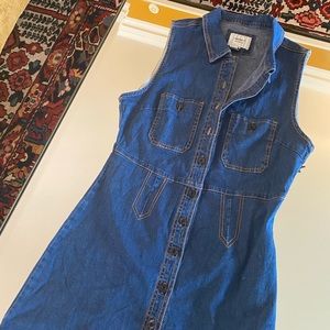 Forever 21 Denim Sleeveless Dress